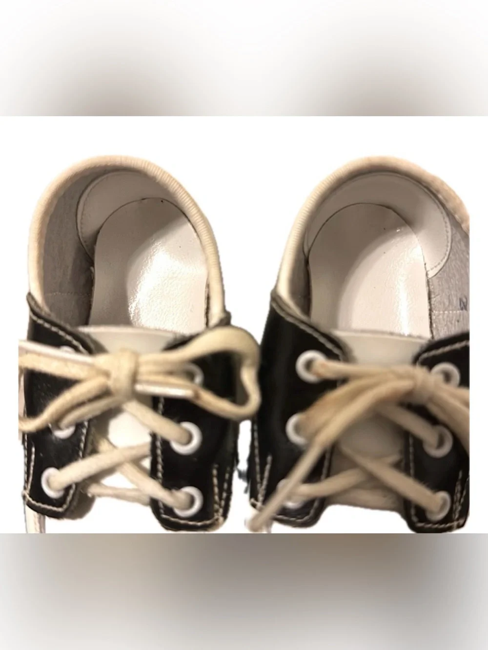 Vintage 1970's Soft Sole Baby Saddle Shoes